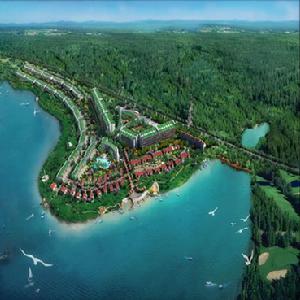 東山湖畔鳥瞰圖