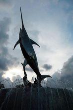 劍魚雕塑