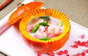 蝦仁南瓜盞 蝦仁南瓜盞