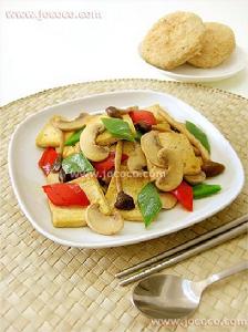 茶樹菇燒豆腐 茶樹菇燒豆腐