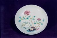 粉彩牡丹紋盤 粉彩牡丹紋盤