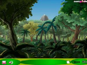 茂密森林找紙團