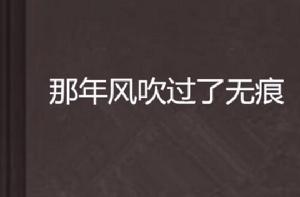 那年風吹過了無痕 那年風吹過了無痕