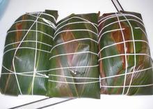 大枕頭粽一個用上半斤至一斤米