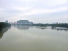 灕江藍灣之煙雨倒影