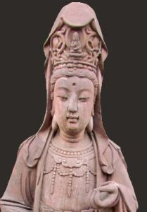 左脅侍觀世音菩薩頭像 左脅侍觀世音菩薩頭像