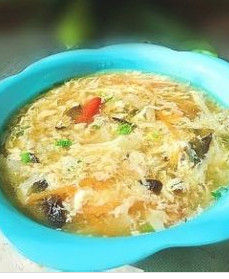 酸辣雞蛋湯 酸辣雞蛋湯