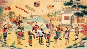 《十美放風箏》