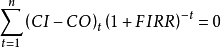 財務內部收益率