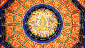 潮音寺精美彩畫