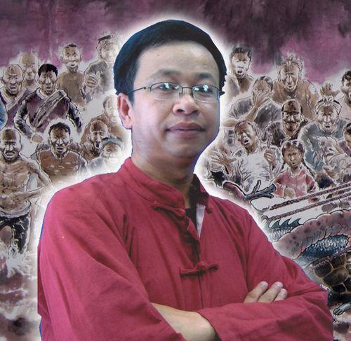 范笑歌,范體書法宗師，浪漫主義畫派領袖