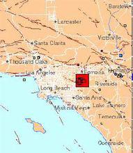 洛杉磯地震地勢