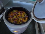 南瓜豬肉燜飯 南瓜豬肉燜飯