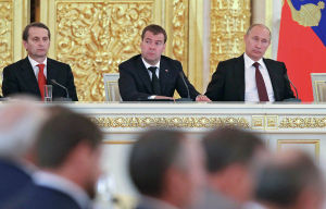 普京與梅德韋傑夫