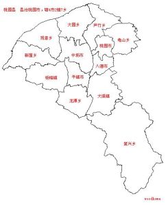 桃園縣地圖