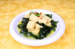海帶扒凍豆腐 海帶扒凍豆腐