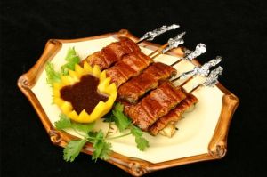 晾曬海鰻串 晾曬海鰻串