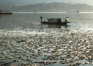 三峽水庫的垃圾