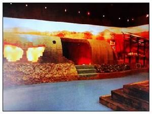 [湖泗窯]址龍窯模型