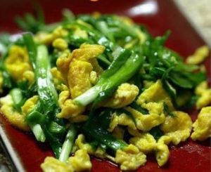 蒜苗帶子炒雞蛋 蒜苗帶子炒雞蛋