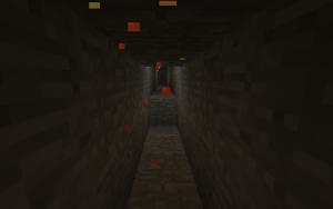 如果方塊上方一格是熔岩，那么這個方塊的下方就會有熔岩滴下來。