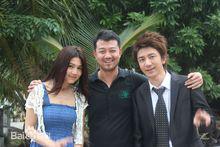 周秀娜、孫祖揚《冷瞳》片場