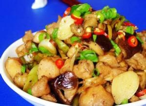 小炒香菇雞 小炒香菇雞