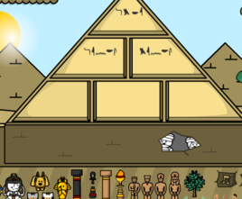 金字塔玩具屋