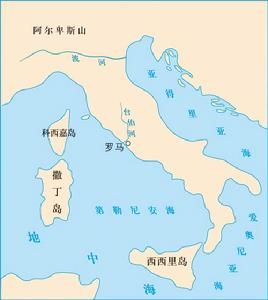 （圖）義大利半島