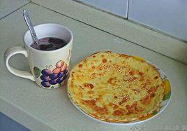 烙雞蛋餅 烙雞蛋餅