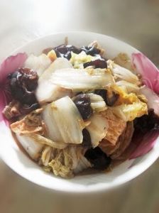 木耳腐竹炒大白菜 木耳腐竹炒大白菜
