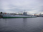 停泊在聖彼得堡的除役後的613型潛艇