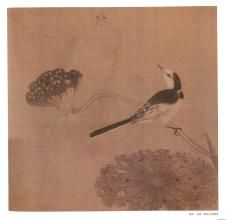 宋疏荷沙鳥圖頁 宋疏荷沙鳥圖頁