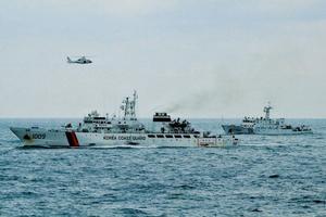 中國海監66艦對峙與韓國海警1009號巡邏艦