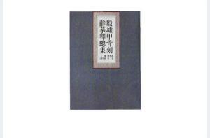 殷墟甲骨刻辭摹釋總集 殷墟甲骨刻辭摹釋總集