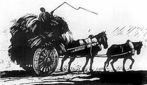 《運草》木刻,1936年(現代)古元