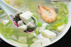 海蝦豆腐湯 海蝦豆腐湯