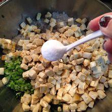 菠菜豆腐冬粉包子