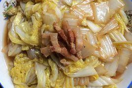 肉炒白菜 肉炒白菜
