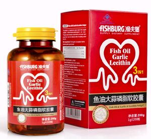漁夫堡魚油大蒜磷脂軟膠囊