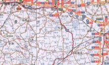 早期安丘市交通圖