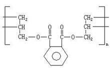 聚鄰苯二甲酸二烯丙酯的鍵線式