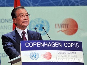 溫家寶總理表示中國是近年減排力度最大國家