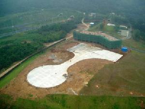 南京若航直升機場俯瞰圖 2007年11月