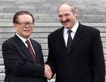 盧卡申克和中國領導人