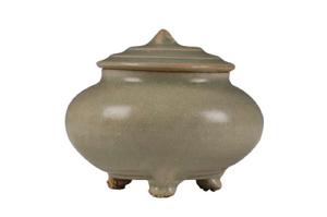 青瓷三足爐 青瓷三足爐