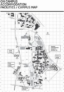 科廷科技大學Bentley校區宿舍分布圖