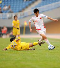 2010年淄博亞青賽 劉彬彬帶球突破