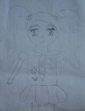 穿著校服的亞玲