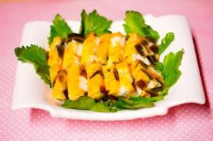 三色蛋排 三色蛋排